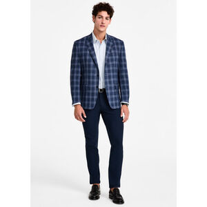 Michael Kors Men Classic Fit Sport Coat Dark Blue Size 42R